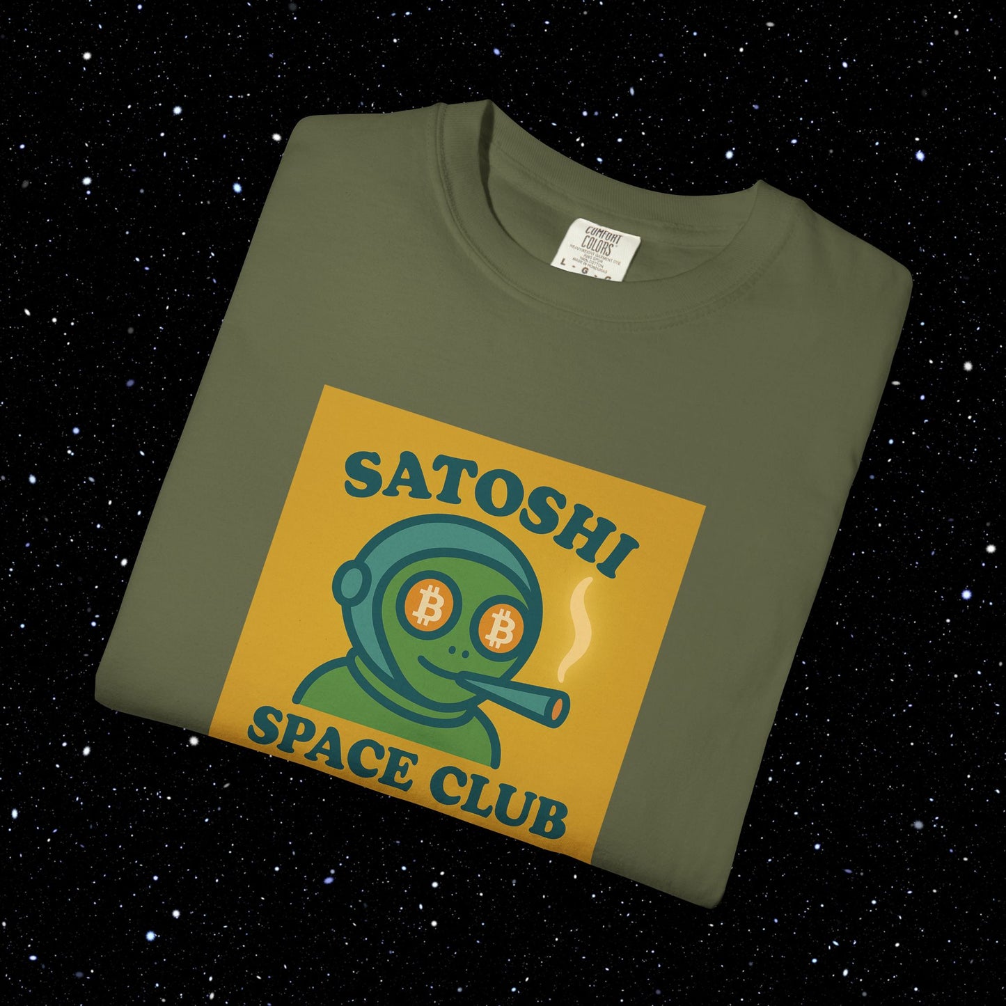 Satoshi Space Club - Lost In Space Bitcoin Tee Shirt