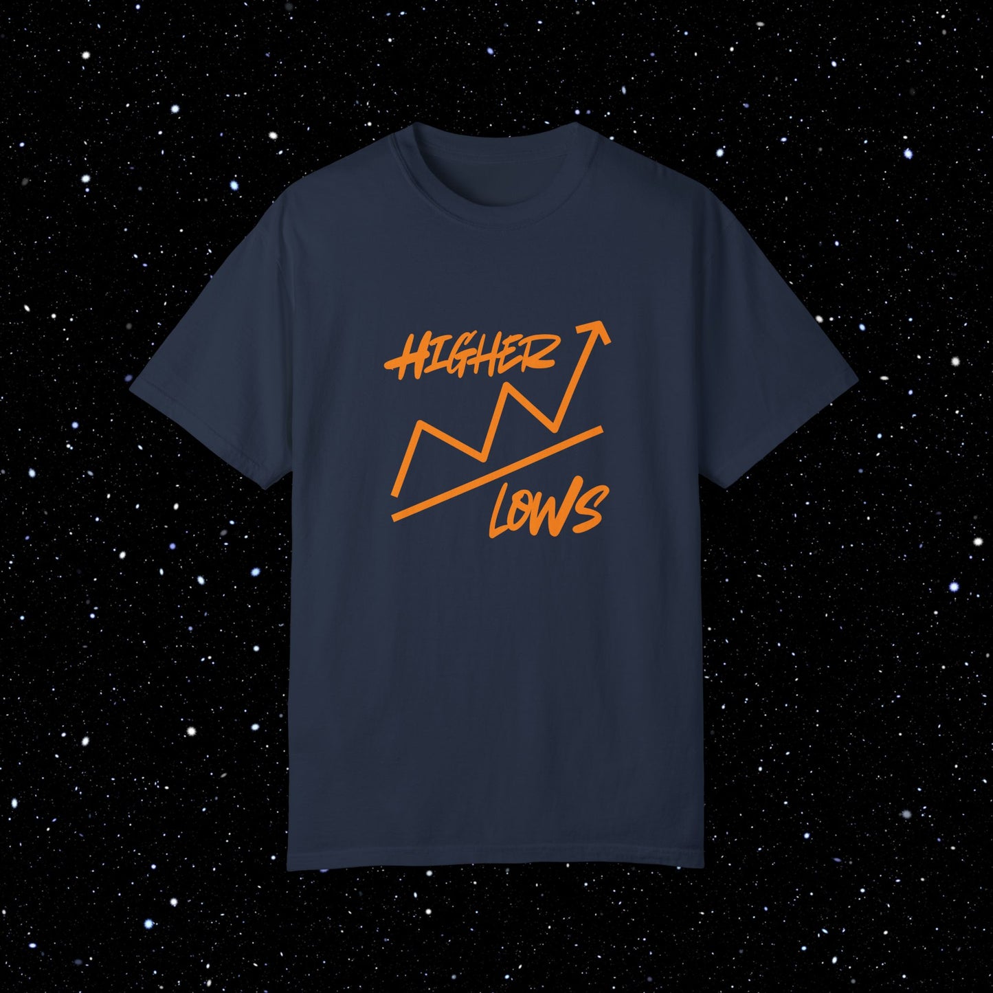 Higher Lows - Bitcoin Tee Shirt