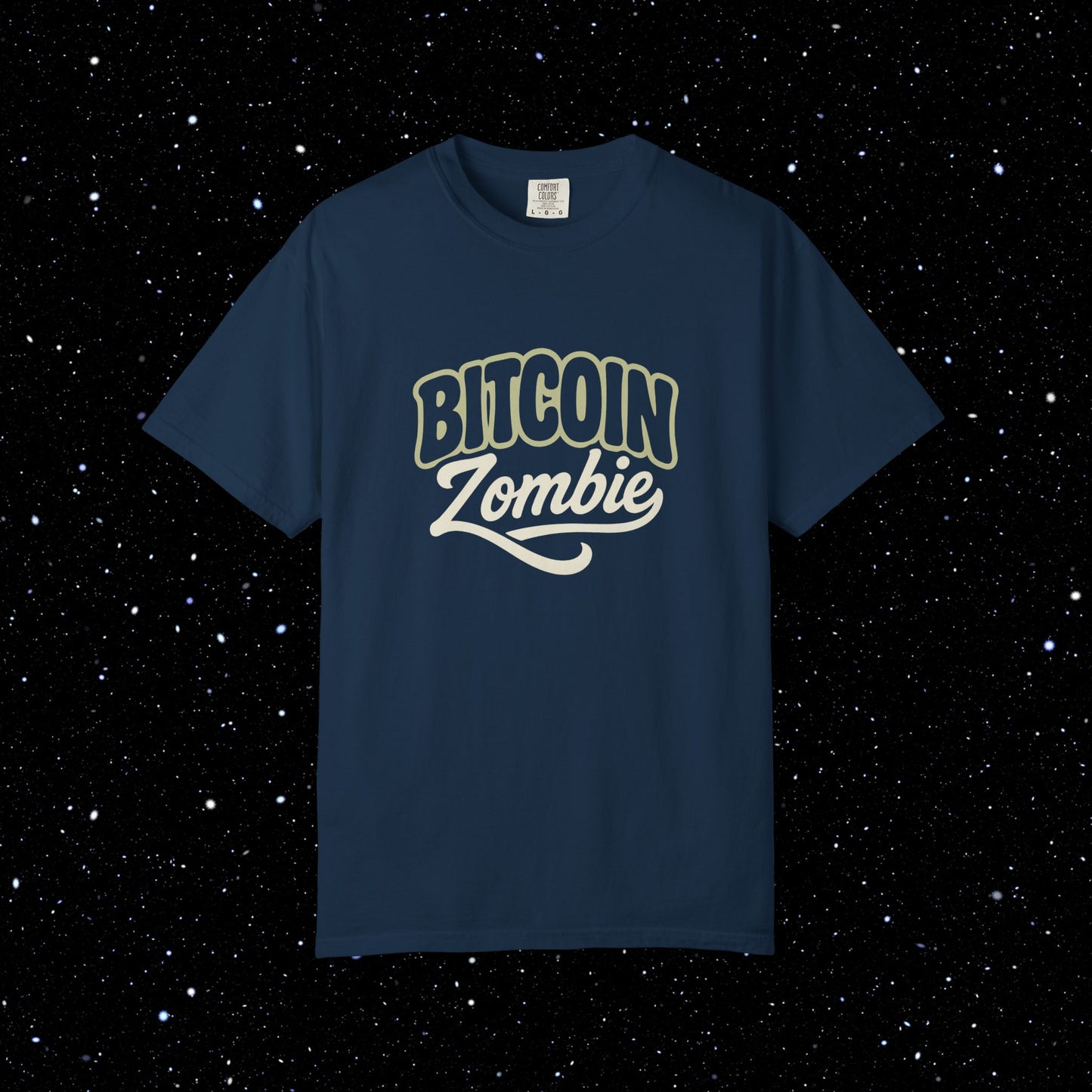 Bitcoin Zombie Typography Tee