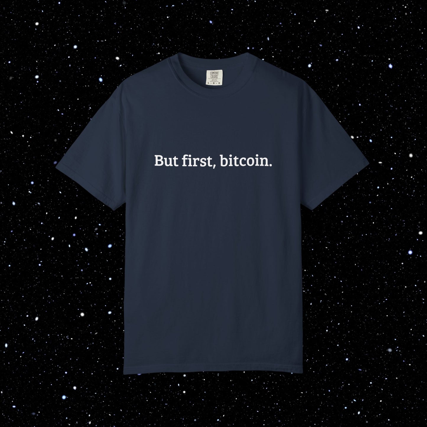 But first, bitcoin tee shirt