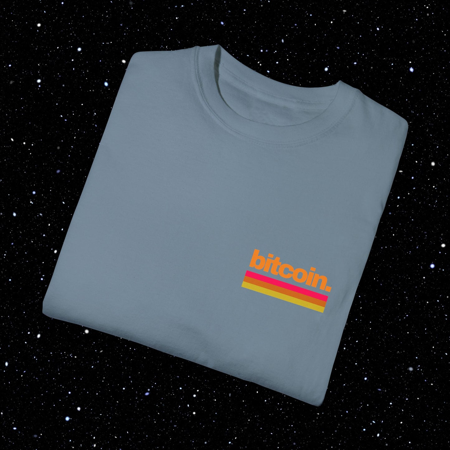 Minimal Bitcoin Comfort Colors Tee Shirt