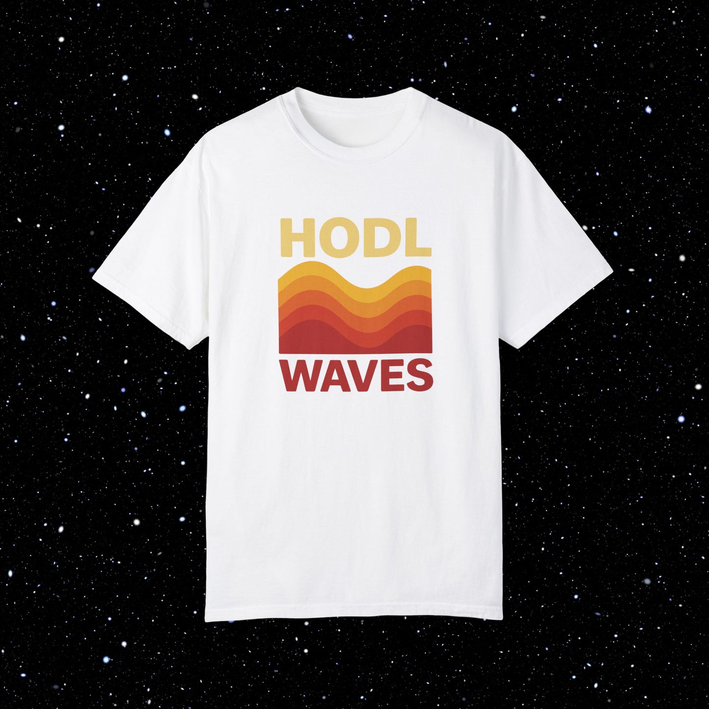 HODL Waves Comfort Colors Bitcoin Tee Shirt
