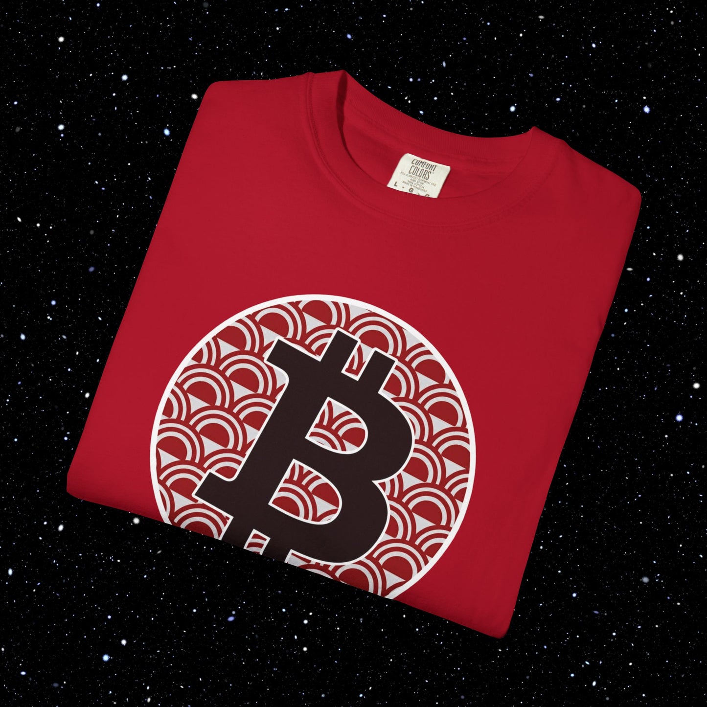 Satoshi Wave Large Emblem Bitcoin Tee