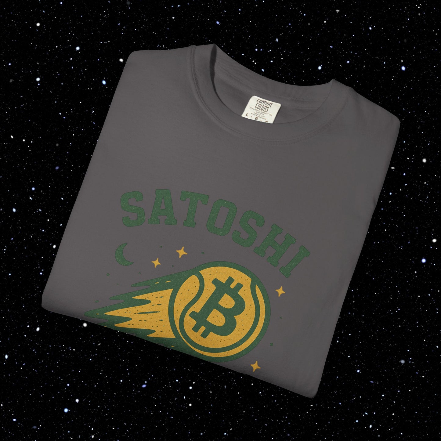 Satoshi Moonballin' Bitcoin Tee Shirt