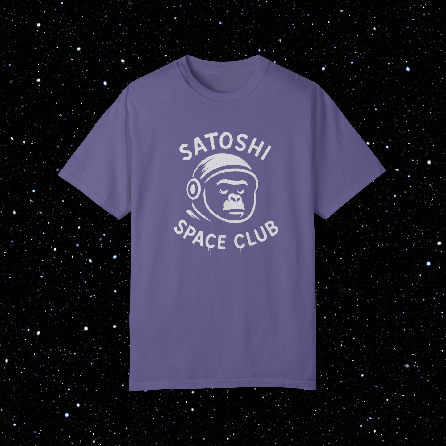 Satoshi Space Club - Primate Explorer Comfort Colors Tee Shirt