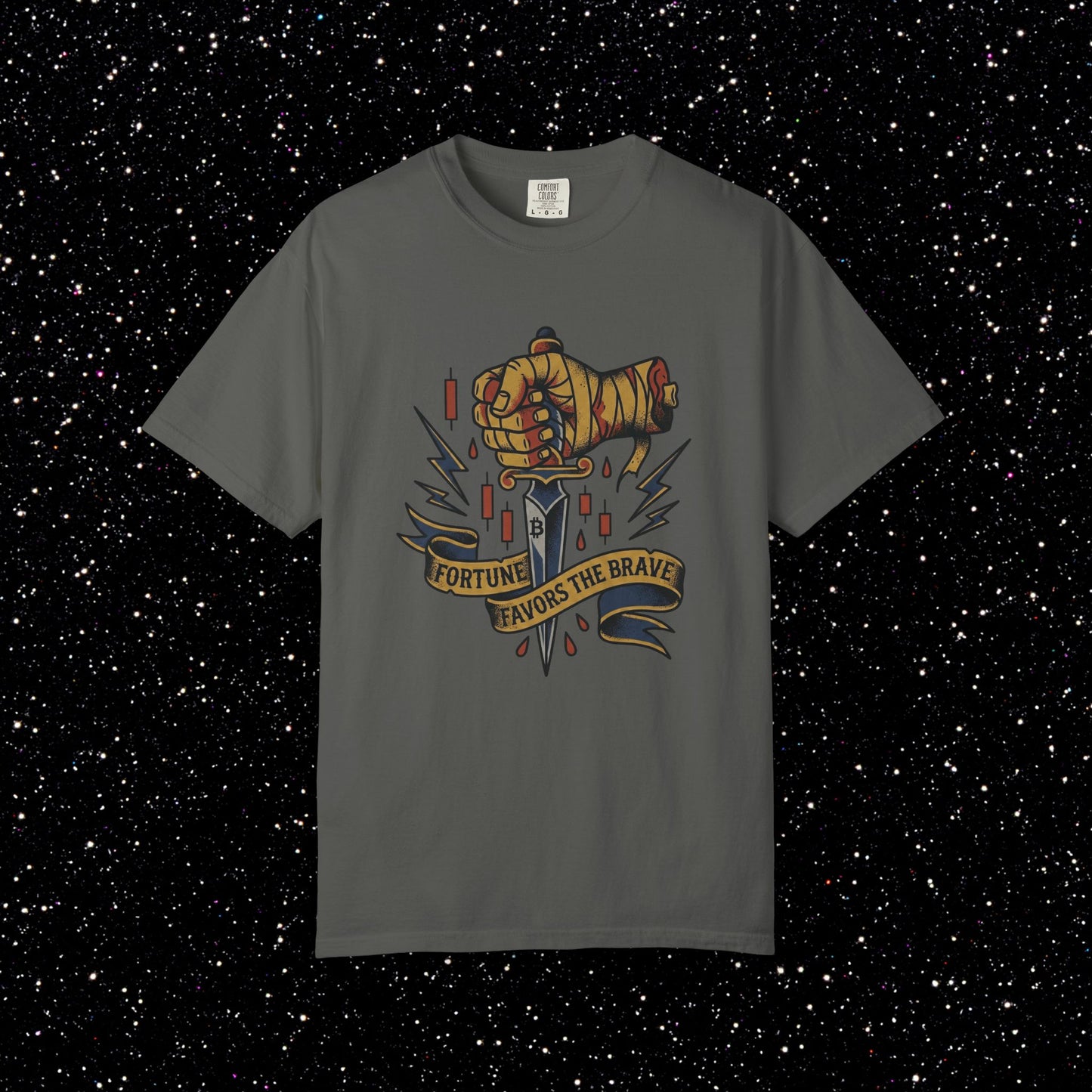 Fortune Favors the Brave Tiger Tee