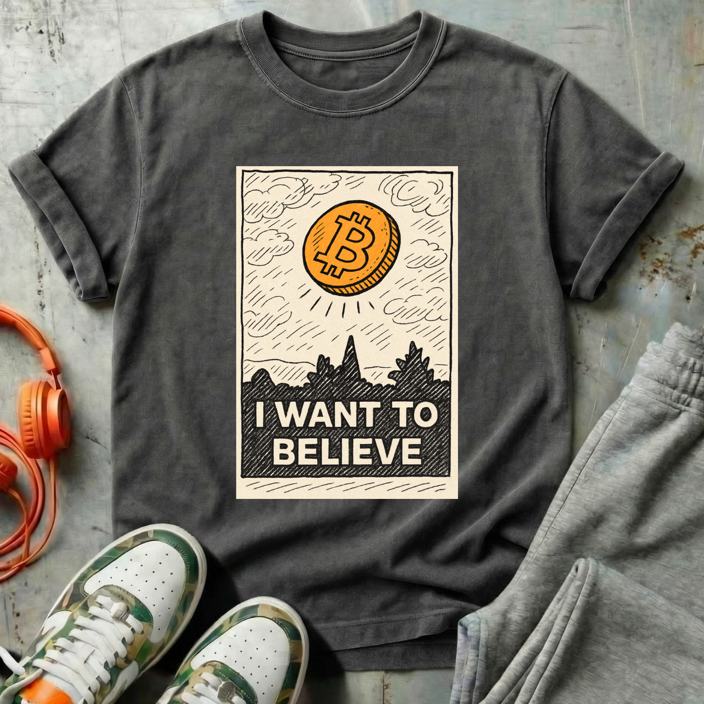I Want To Believe Bitcoin Tee