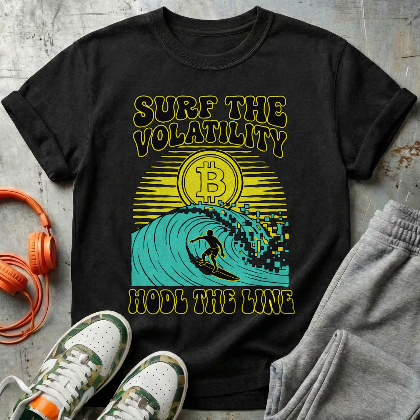 Surf The Vol - HODL Tee
