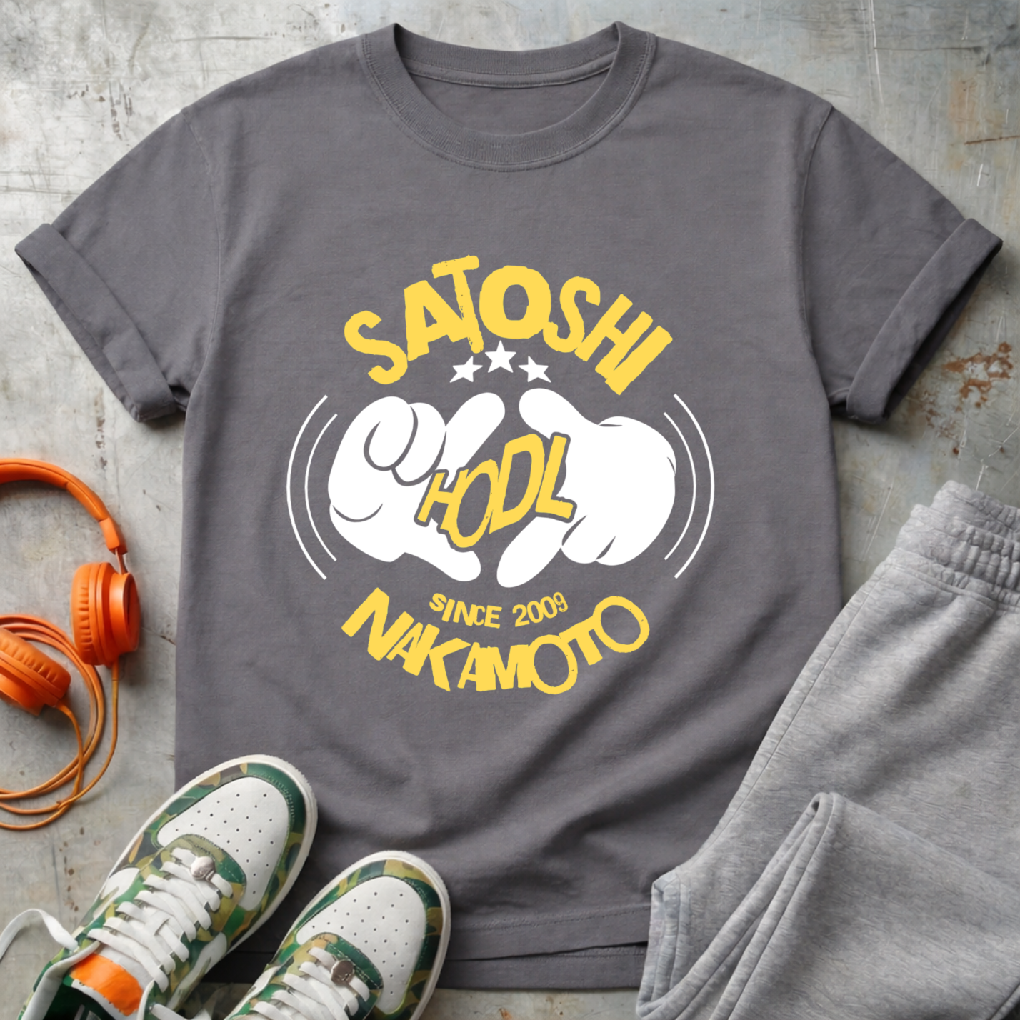 Satoshi Nakamoto - Diamond Hands Tee