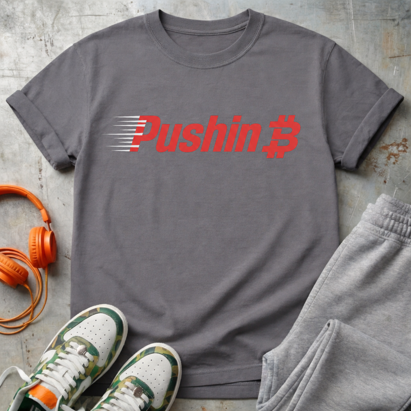 Pushin BTC Tee