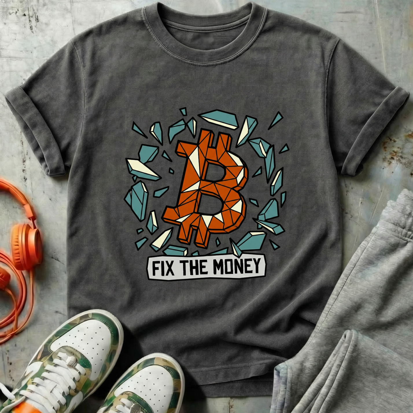 Fix The Money Cubist Tee