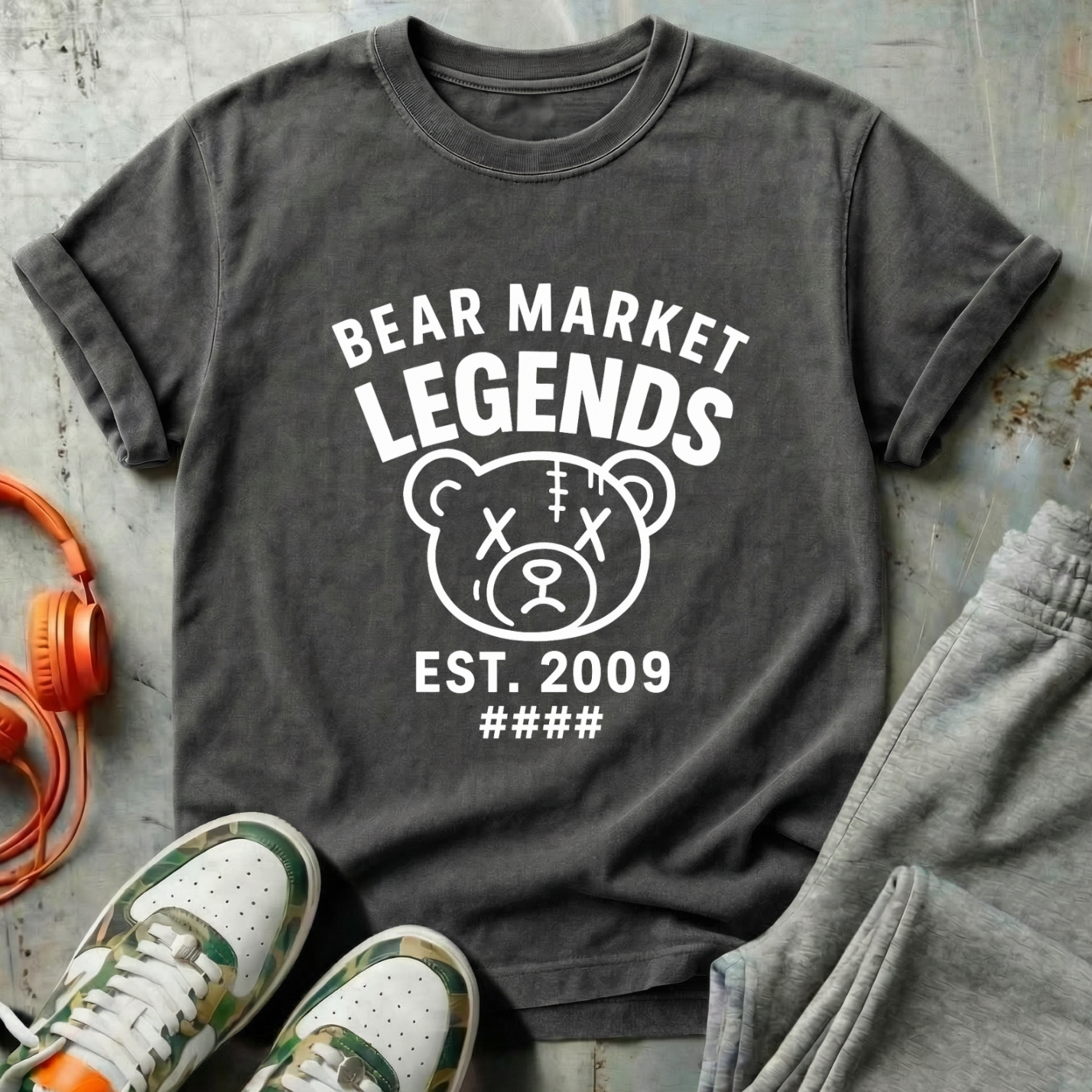 Bear Market Legends - Bear Head Tee Shirt