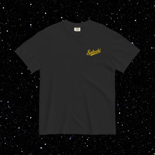 Satoshi Embroider Bitcoin Tee Shirt