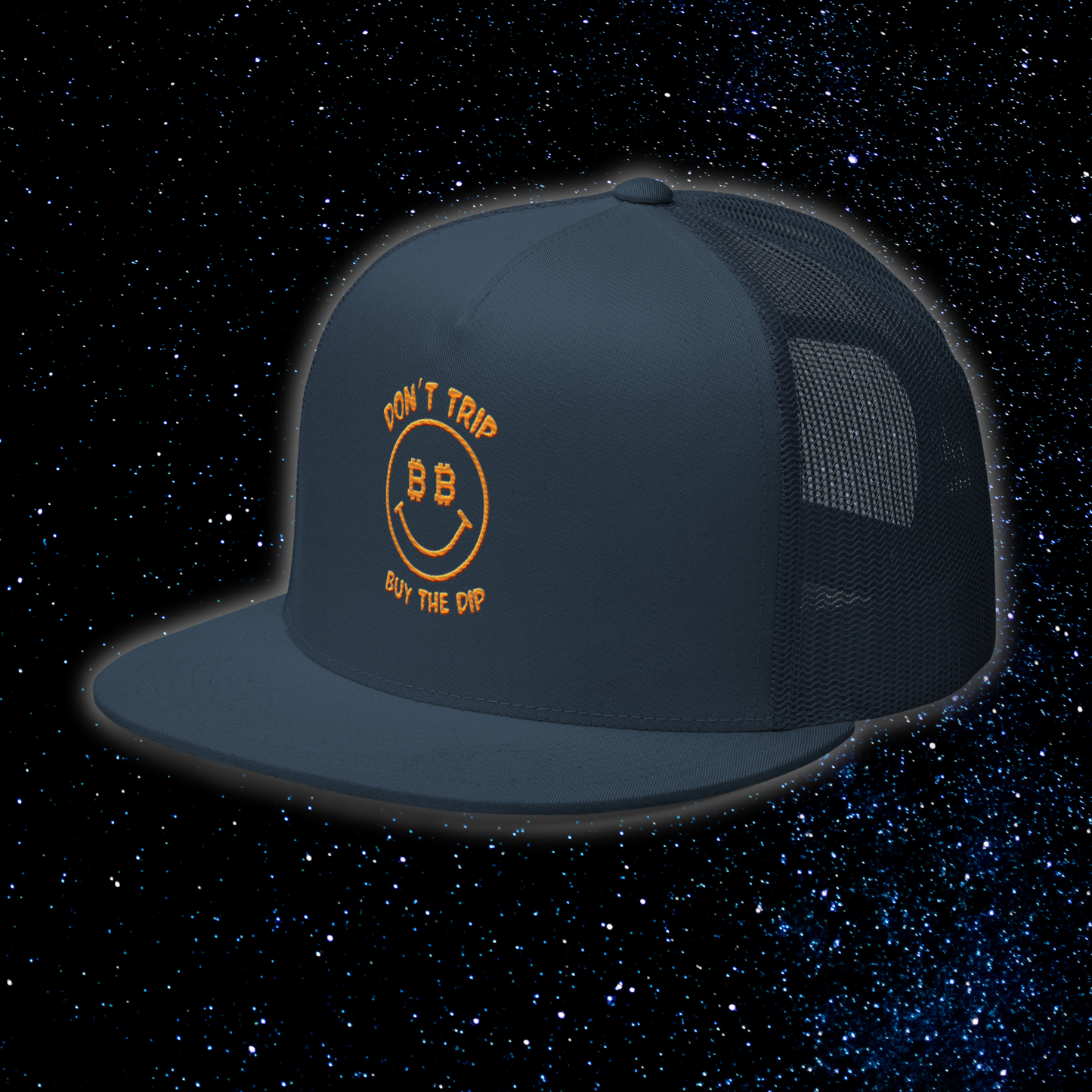 Don’t Trip Buy the Dip Bitcoin Trucker Hat