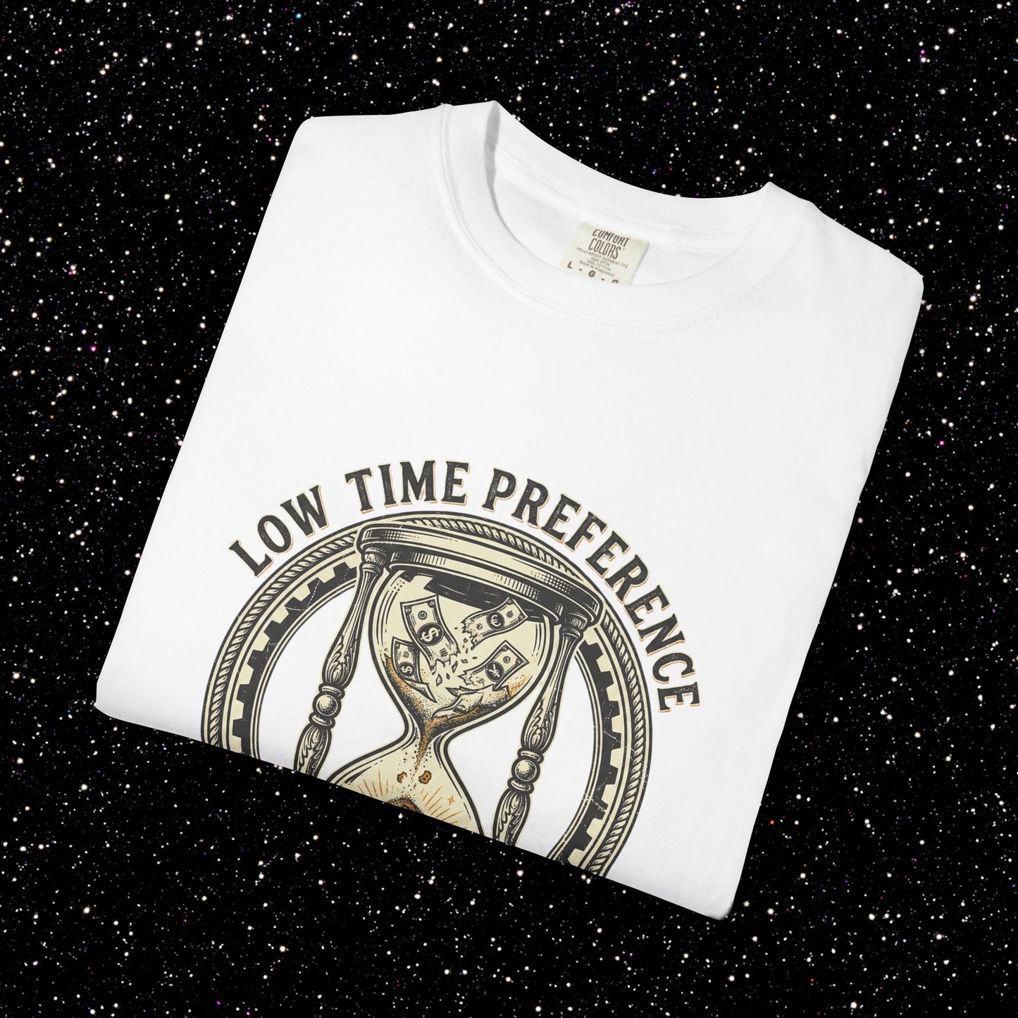 Bitcoin Low Time Preference Hour Glass Tee