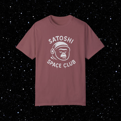 Satoshi Space Club - Primate Explorer Comfort Colors Tee Shirt