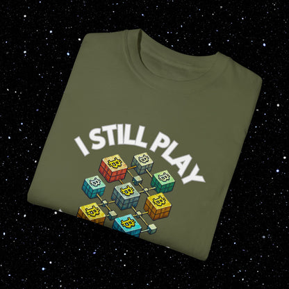 I Still Play With Blocks Bitcoin Tee Shirt