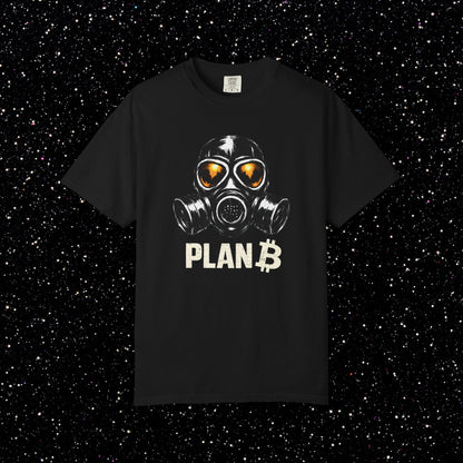 PLAN ₿ Survivalist T-Shirt | Minimalist Bitcoin Prepper Graphic Tee