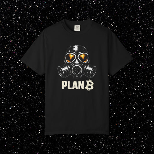 PLAN ₿ Survivalist T-Shirt | Minimalist Bitcoin Prepper Graphic Tee