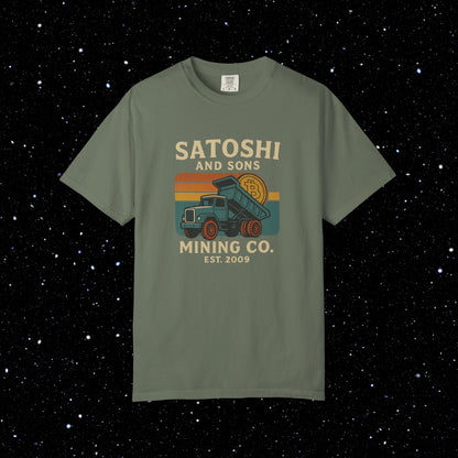 Satoshi and Sons - Bitcoin Comfort Colors Tee Shirt