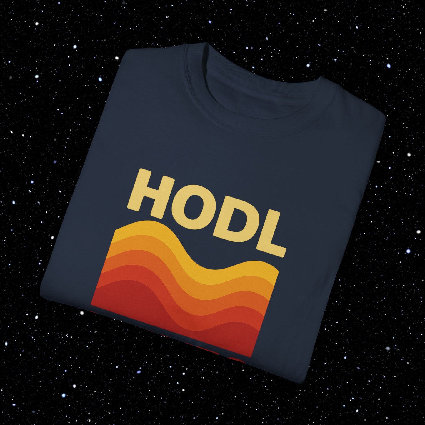 HODL Waves Comfort Colors Bitcoin Tee Shirt