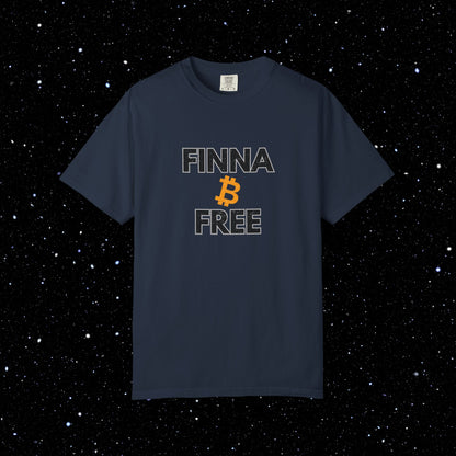 Finna B Free - Bitcoin Comfort Colors Tee Shirt