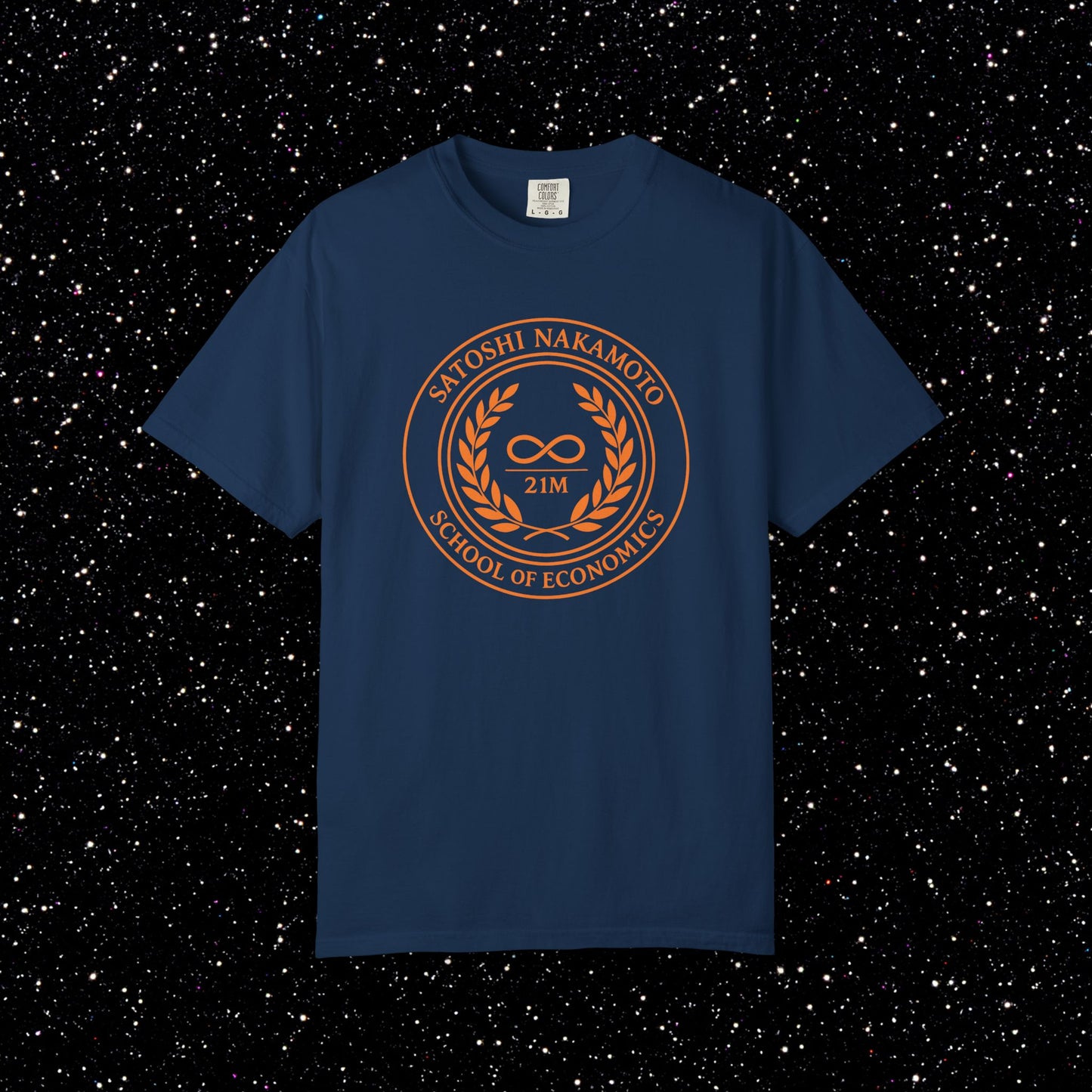 Satoshi Nakamoto School of Economics Orange Ink