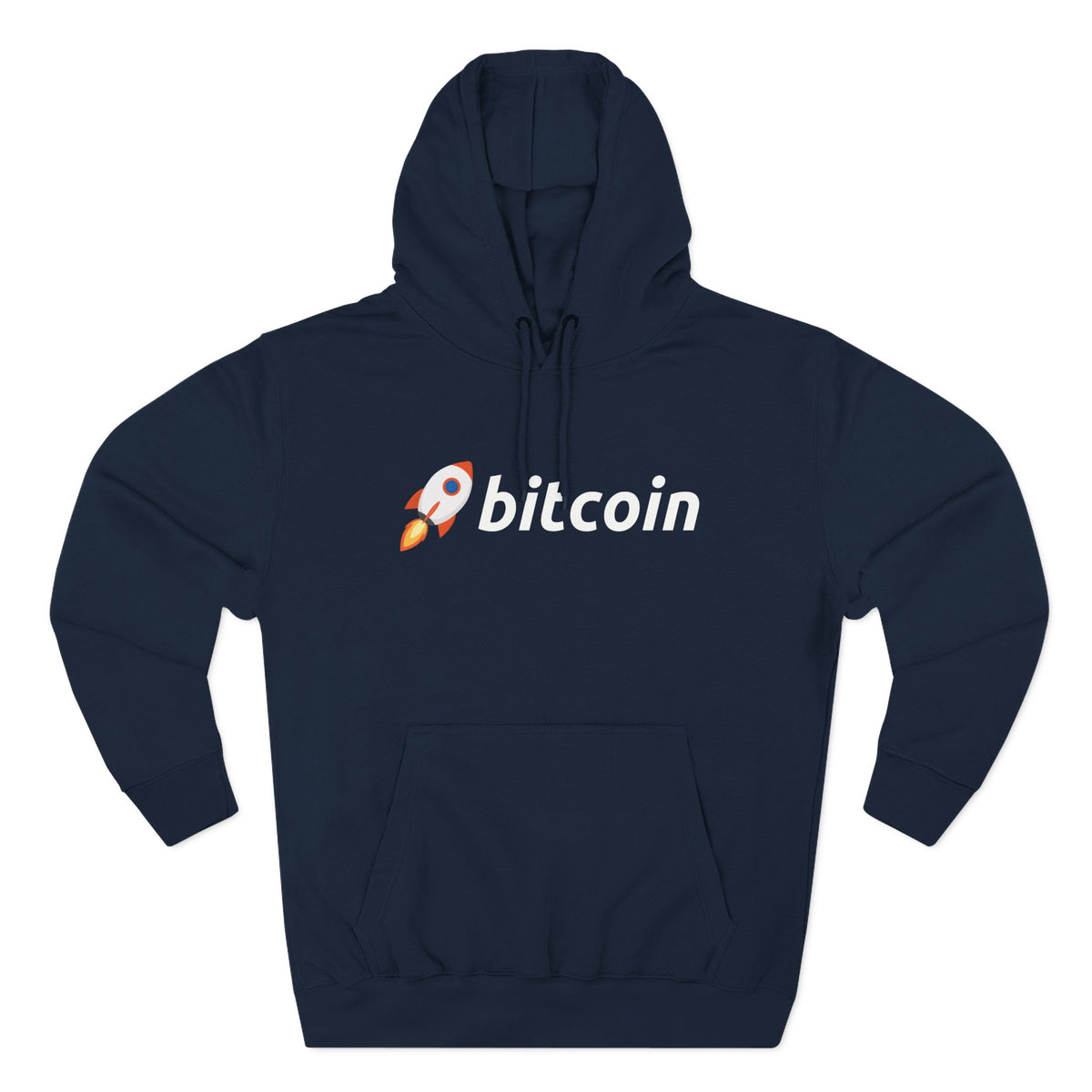 Bitcoin Rocket Logo