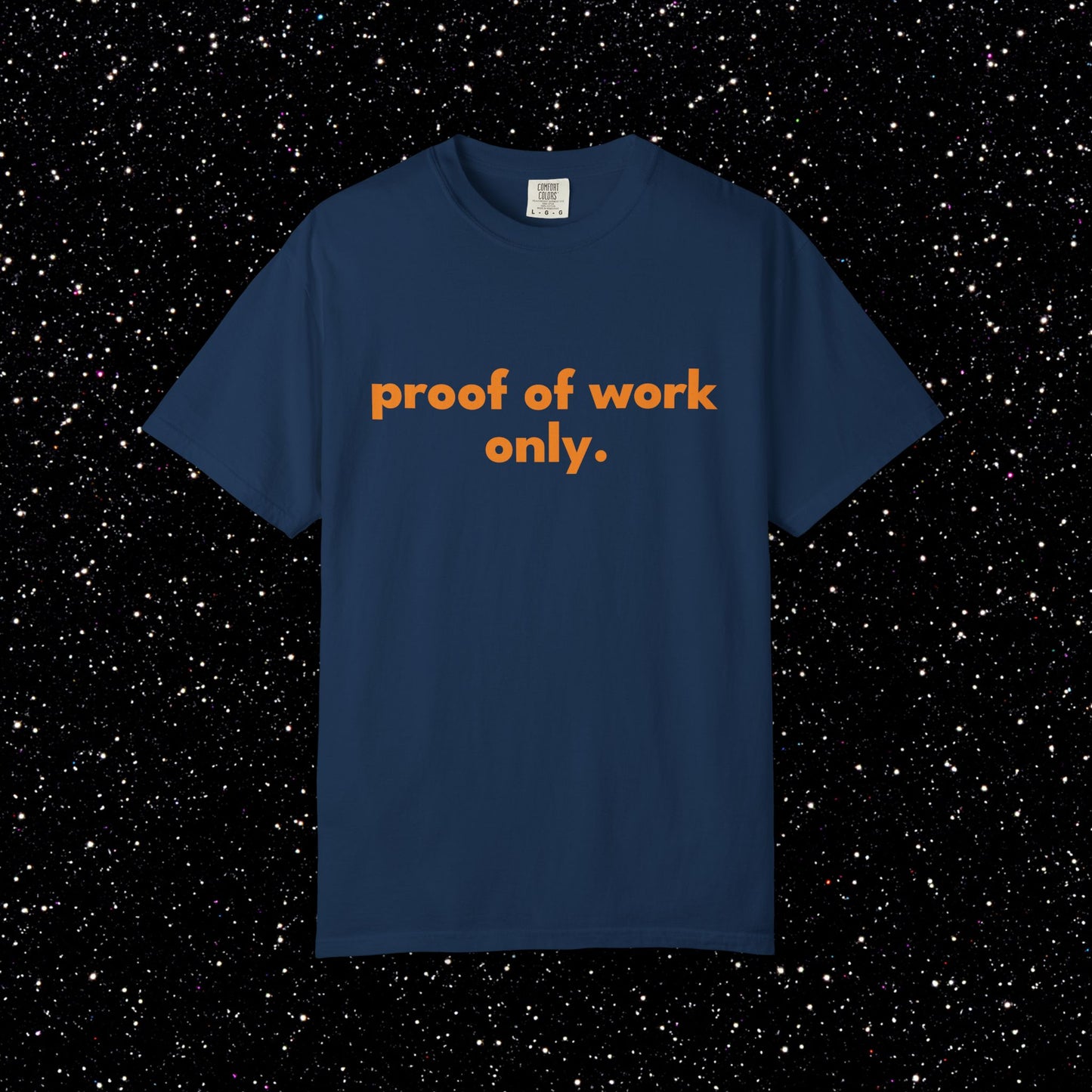 Proof of Work Only Bitcoin Tee