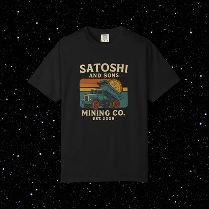 Satoshi and Sons - Bitcoin Comfort Colors Tee Shirt