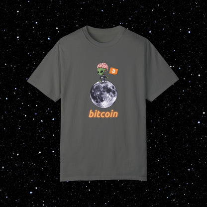 Alien Moon Bitcoin Comfort Colors Tee Shirt