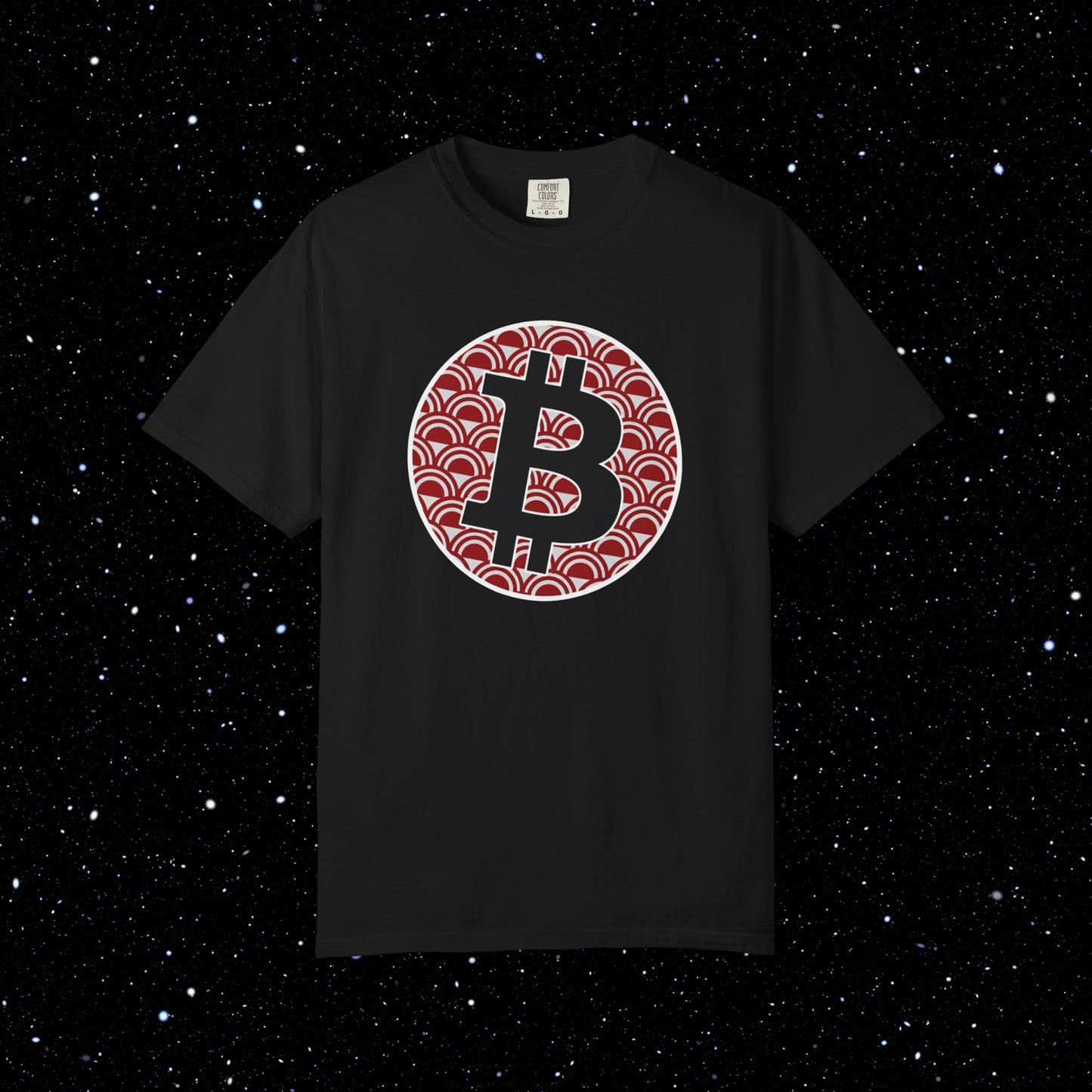 Satoshi Wave Large Emblem Bitcoin Tee