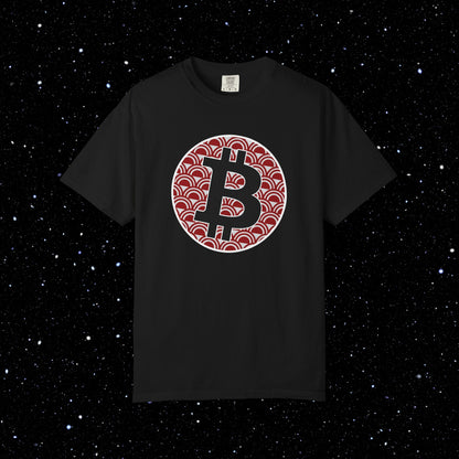Satoshi Wave Large Emblem Bitcoin Tee