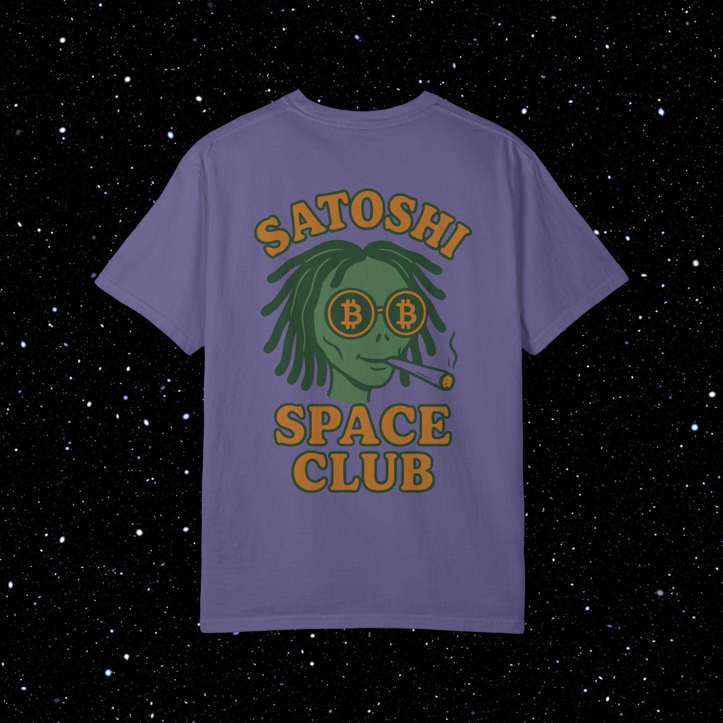 Satoshi Space Club Spaced Alien Backprint Tee