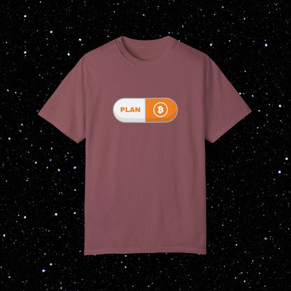 Plan B Pill - Comfort Colors Bitcoin Tee Shirt