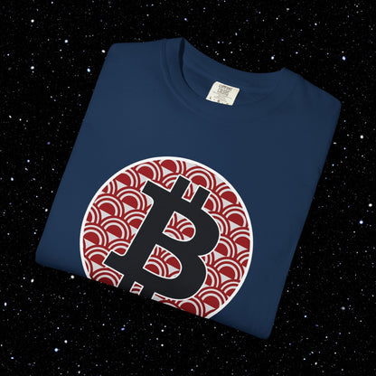 Satoshi Wave Large Emblem Bitcoin Tee