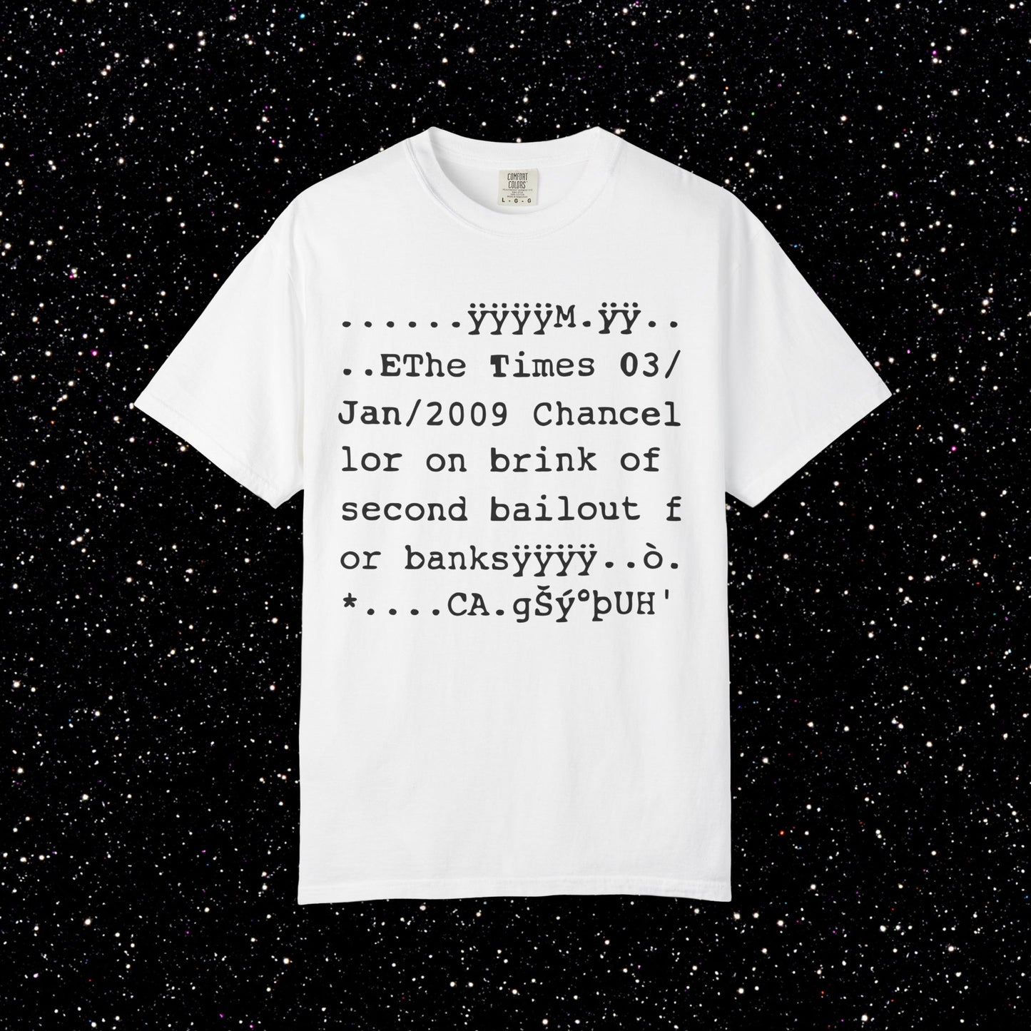 Genesis Block Glitch Tee