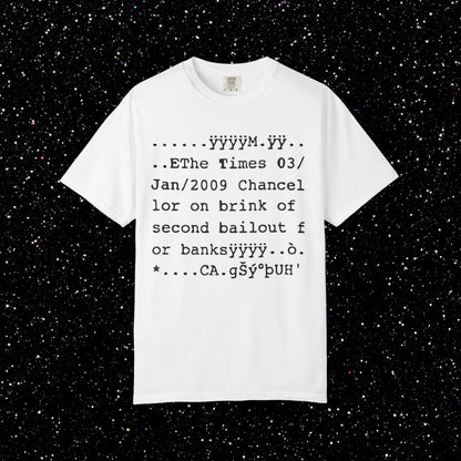 Genesis Block Glitch Tee