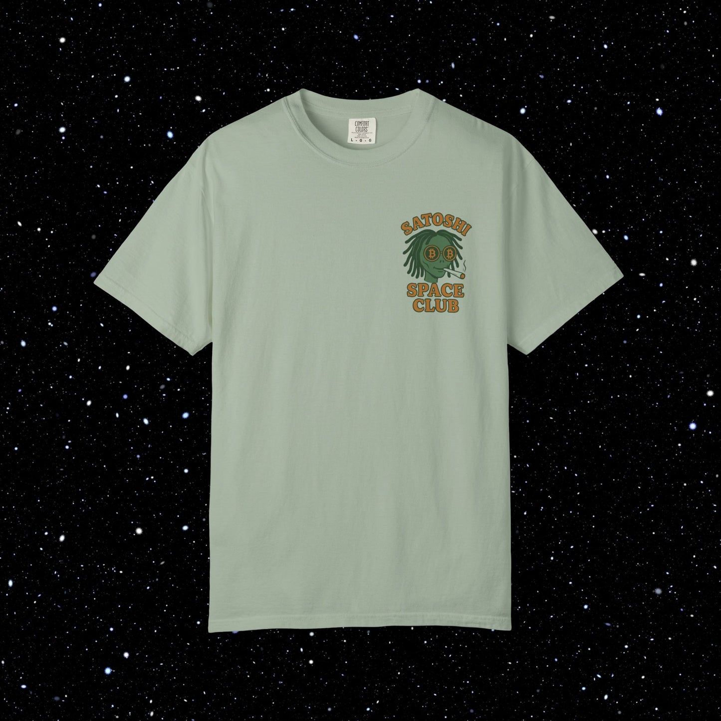 Satoshi Space Club Spaced Alien Backprint Tee