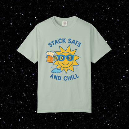 Stack Sats and Chill - Sunny Day Bitcoin Tee