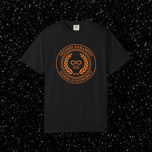 Satoshi Nakamoto School of Economics Orange Ink