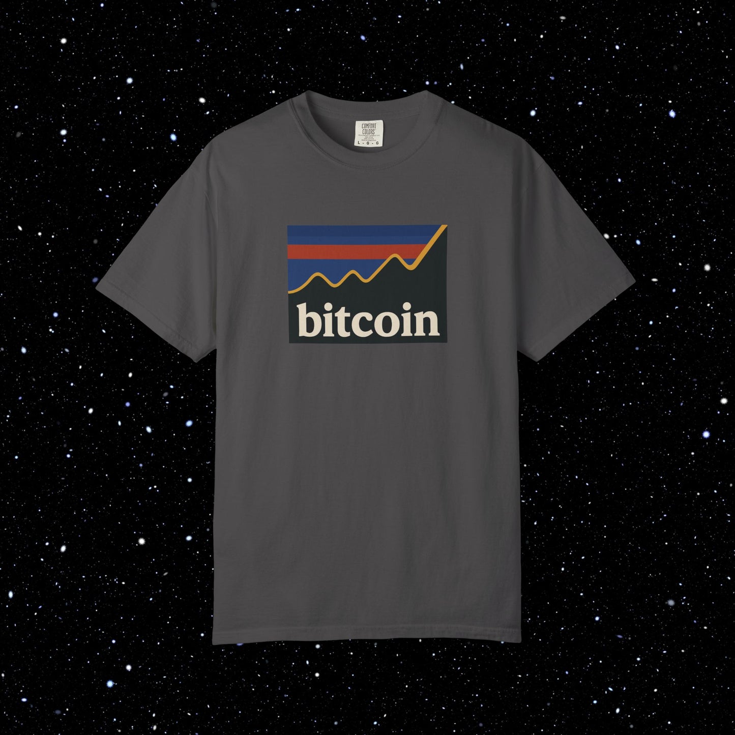 Peak Supply Bitcoin Comfort Colors Tee Shirt