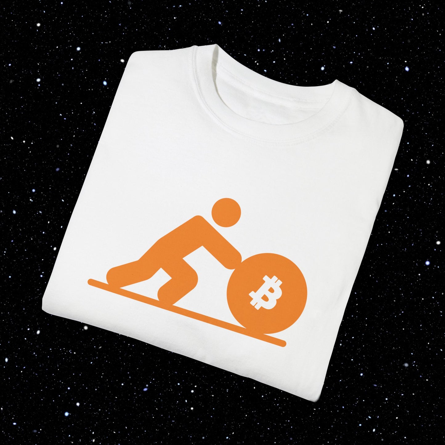 Pushin' B - Bitcoin Comfort Colors Graphic Tee