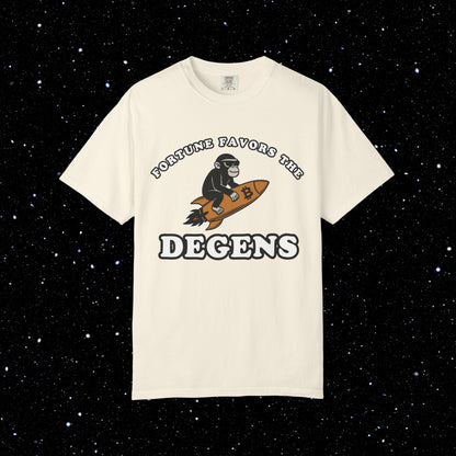 Fortune Favors the Degens Bitcoin Tee