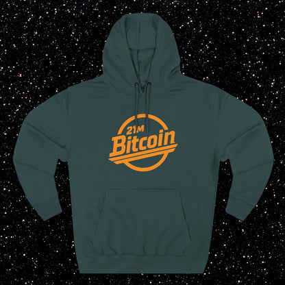 Bitcoin 21M Logo Hoodie