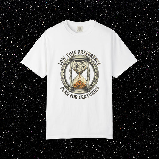 Bitcoin Low Time Preference Hour Glass Tee