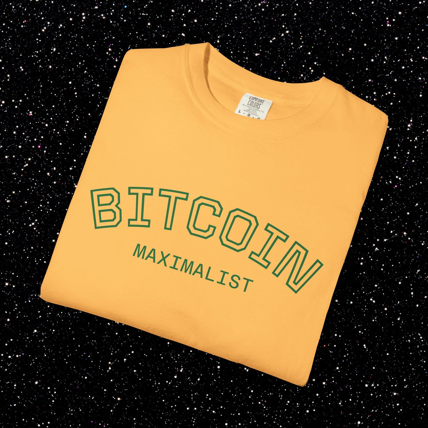 Bitcoin Maximalist College Tee