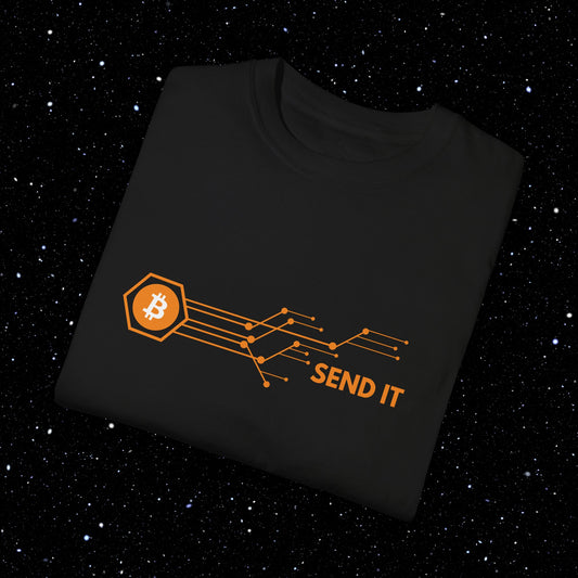 Send It - Bitcoin Comfort Colors Tee Shirt