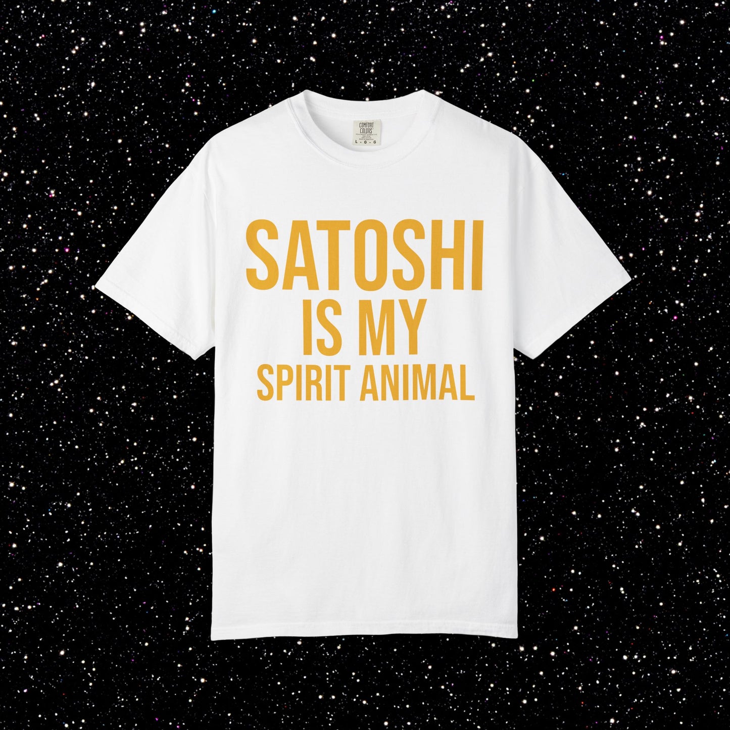 Satoshi Is My Spirit Animal Bitcoin Tee