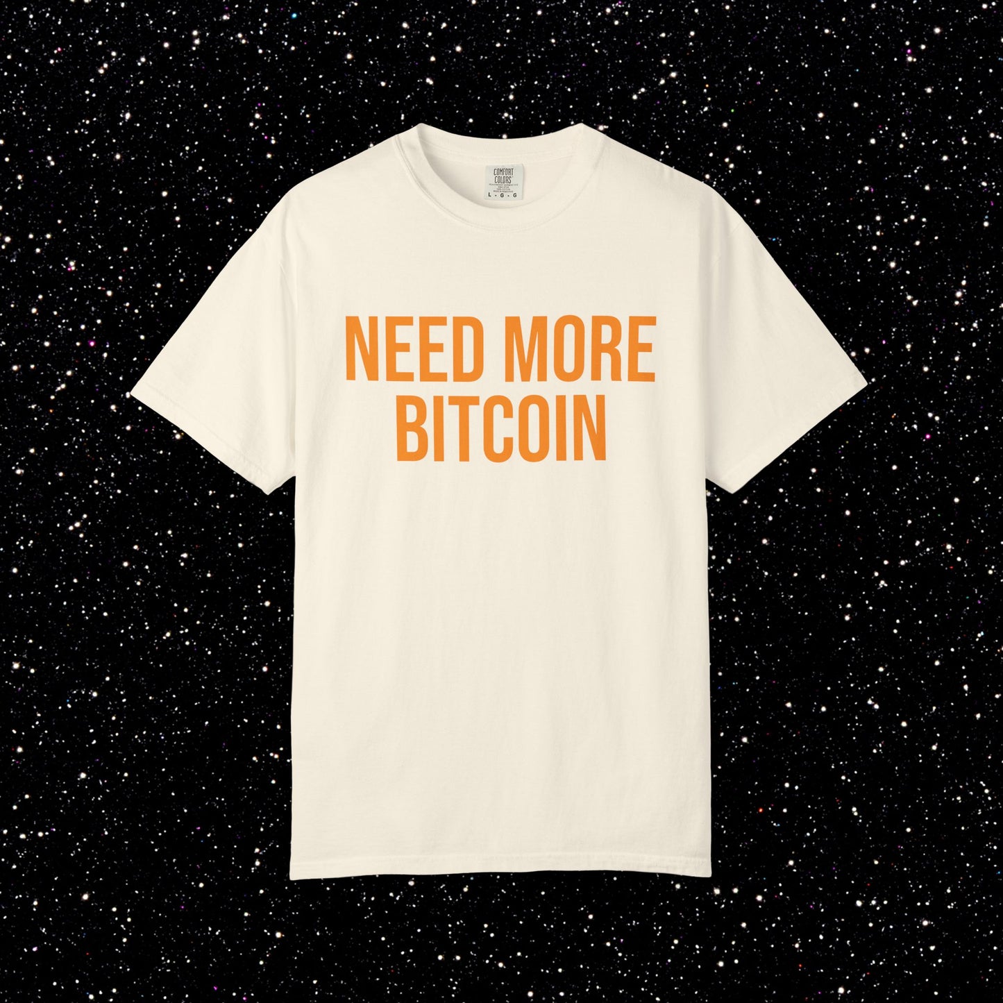 Need More Bitcoin Shirt | Minimal Bitcoin Tee